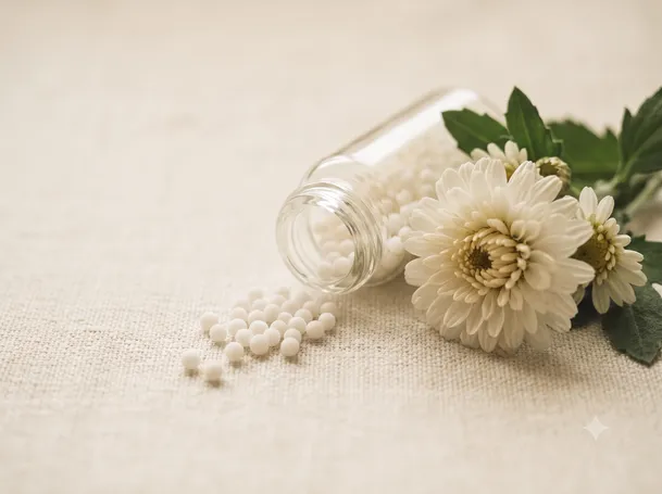Holistische Homöopathie – Kamille und Globuli in Massenbachhausen